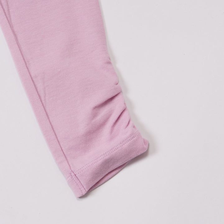 Light Pink Leggings, stretchable ankles, Embroidered Poney Logo and elasticated waist.