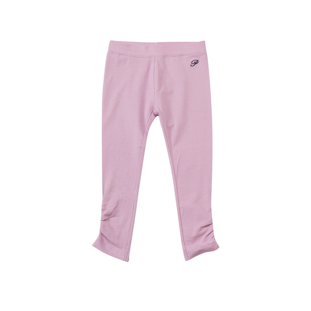 Light Pink Leggings, stretchable ankles, Embroidered Poney Logo and elasticated waist. 