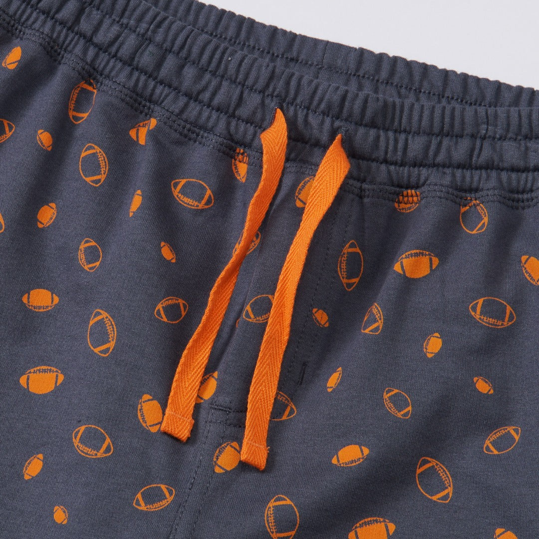 Soft Cotton, Easy pull-on, Fully Elasticated waistband with a drawcord.